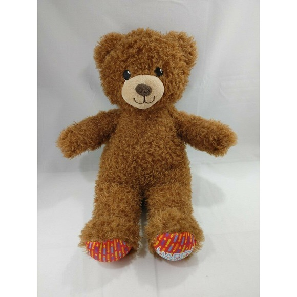 Build a‎ Bear 2019 Brown Teddy Bear Happy Birthday Plush Stuffed Animal Toy 16" - Picture 1 of 10
